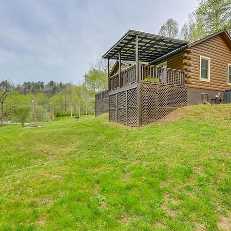 Smoky Mountain Cozy Cove Cabin Deck And Fire Pit! Cosby Bagian luar foto