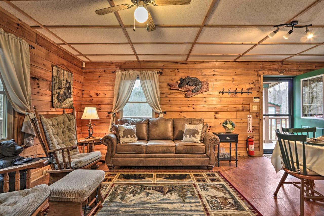 Smoky Mountain Cozy Cove Cabin Deck And Fire Pit! Cosby Bagian luar foto
