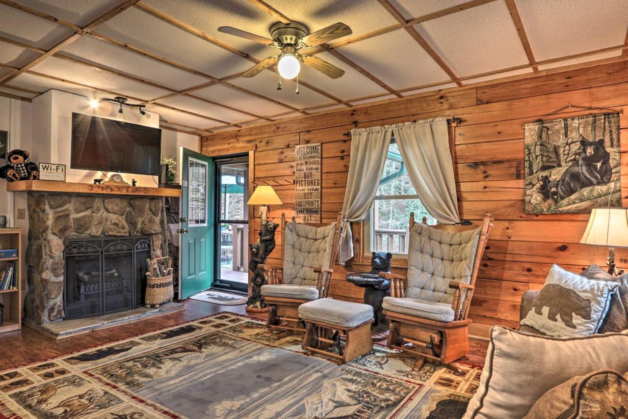 Smoky Mountain Cozy Cove Cabin Deck And Fire Pit! Cosby Bagian luar foto