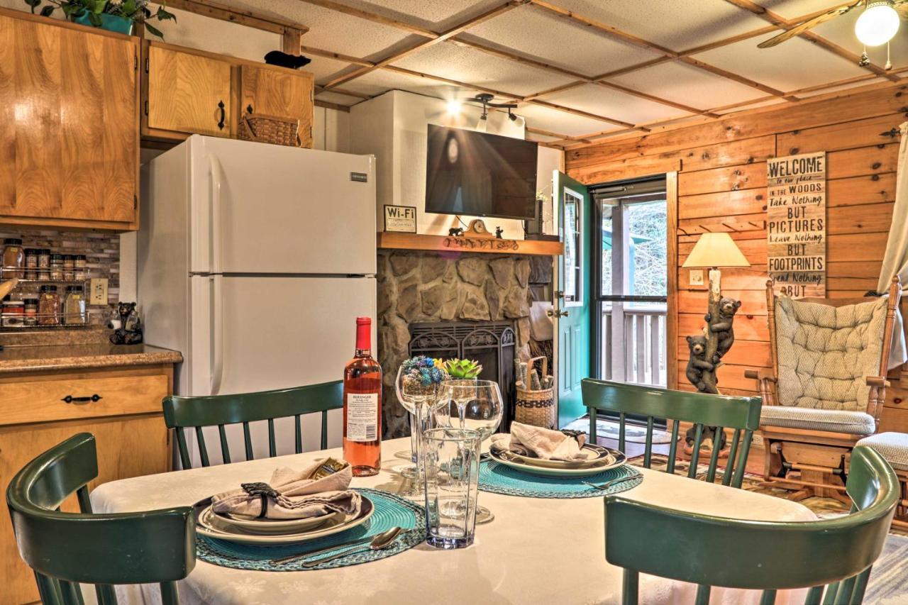 Smoky Mountain Cozy Cove Cabin Deck And Fire Pit! Cosby Bagian luar foto